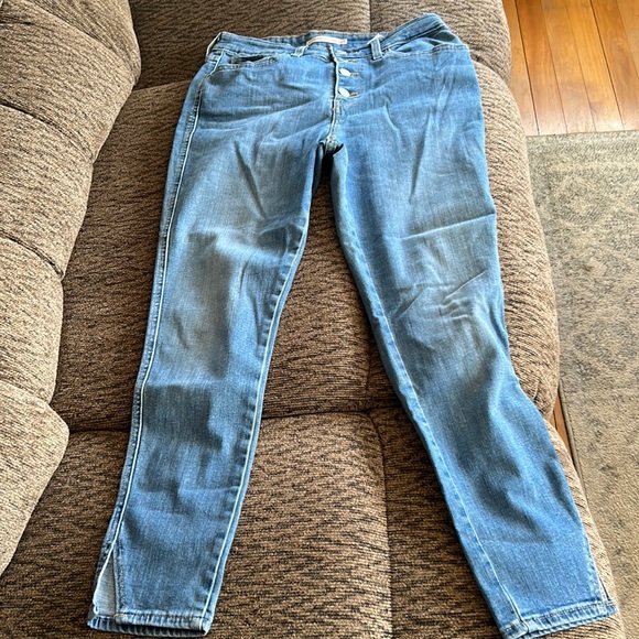 Levi's Jeans Womens Levi Jeans Ankle Length With Button Fly Like